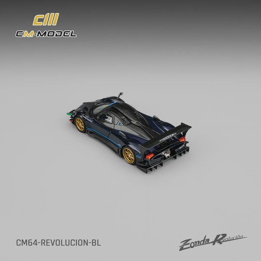 Фото Металлическая модель автомобиля CM 1:64 Zonda Revlucion-BL, синий сплав №2