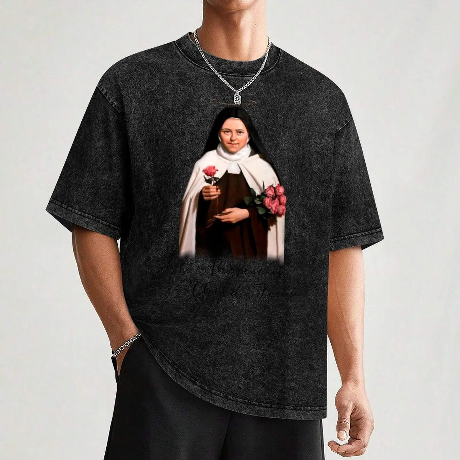 Фото Футболка St. Therese of Child Jesus, высококачественная, прочная футболка №3