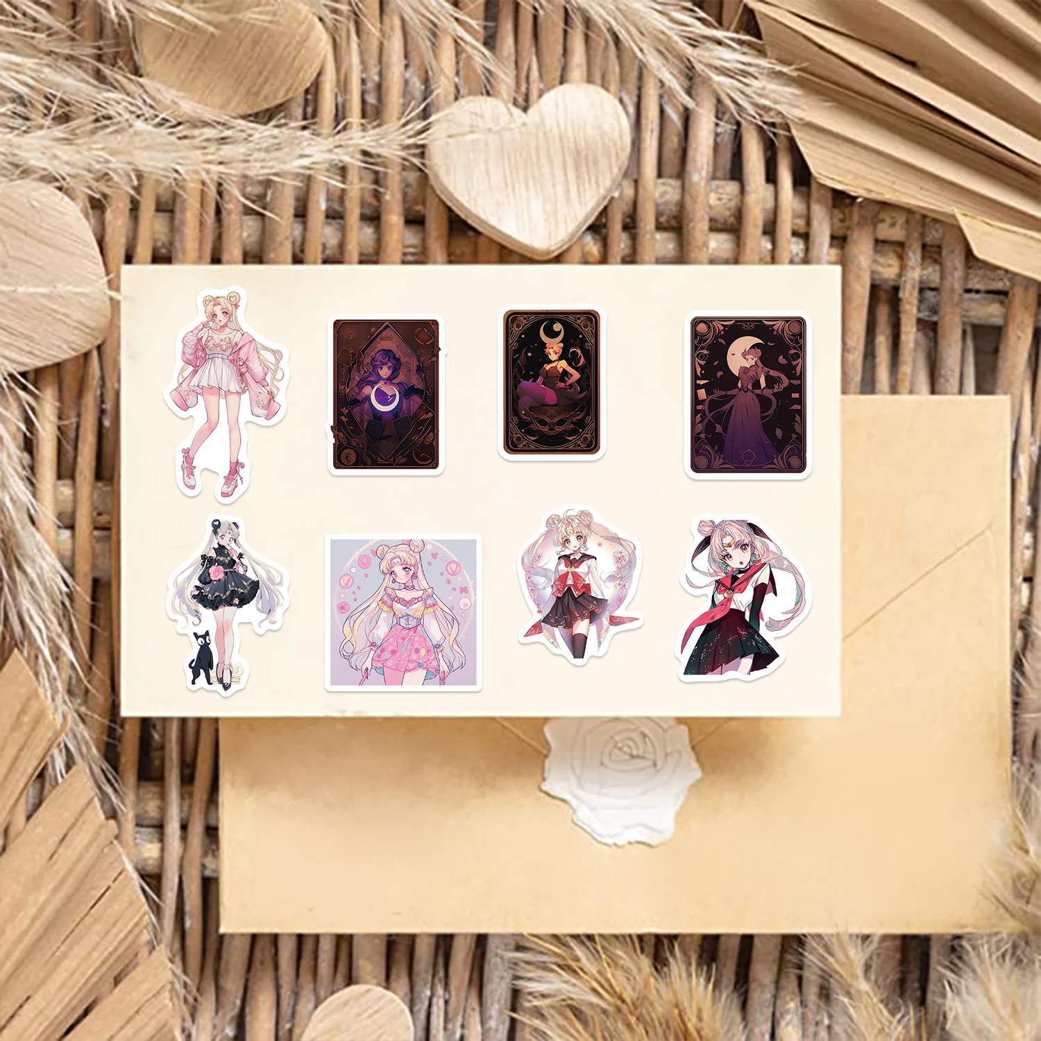 52 шт. персонажи Сейлор Мун Таро граффити наклейки персонализированные