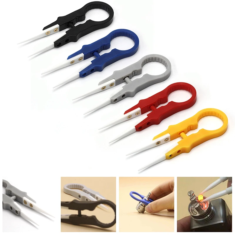 

Multifunctional Steam Industrial Precision Ceramic Tweezers DIY Repair Tool