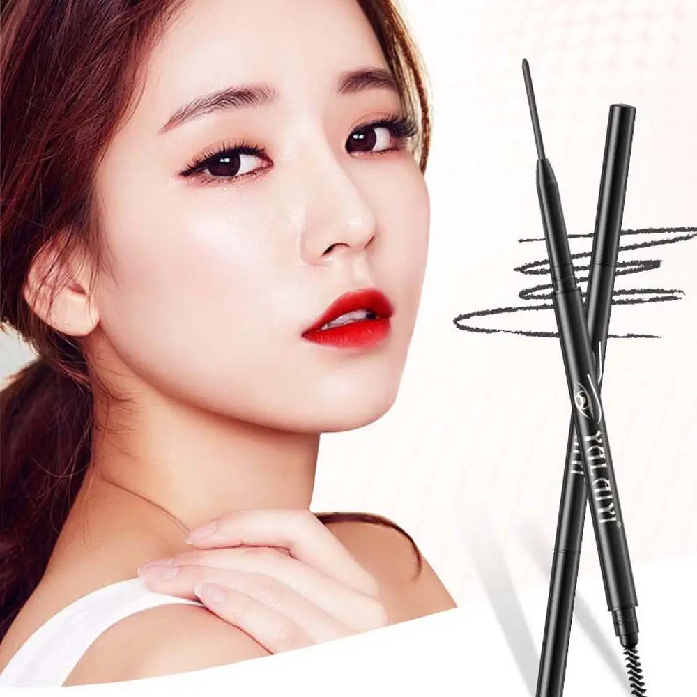 

1Pc Double Head Ultra Fine Eyebrow Pencil Long Lasting Waterproof Eyebrow Pen Tint Mascara Enhance Cosmetics Beauty Makeup Tool