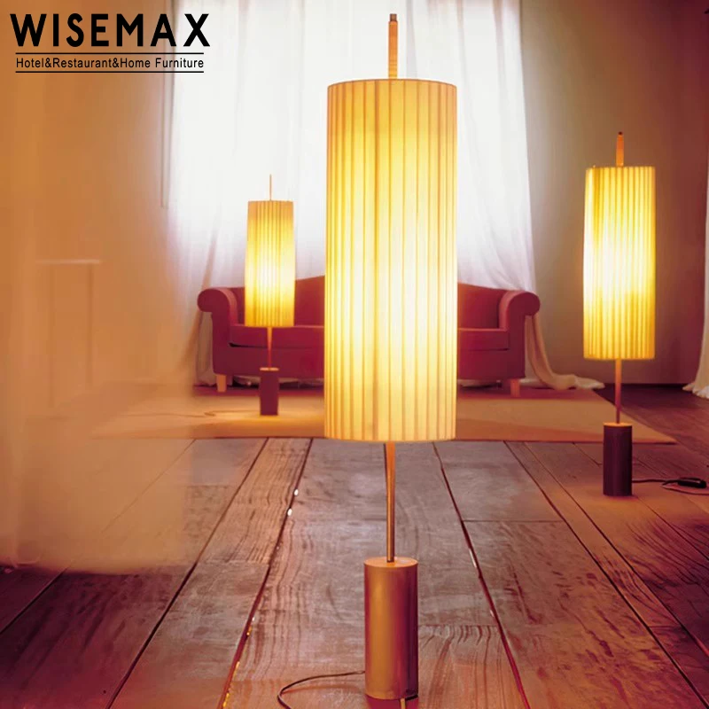 Фото Напольный светильник WISEMAX FURNITURE в ретро-стиле для японской гостиной и спальни, создающий атмосферу, для домашнего декора №5
