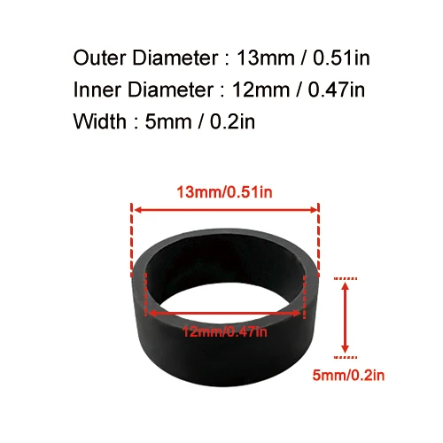 

5Pcs 14x12x5mm Rubber Pinch Roller Ring Cover For Tape Drives Recorder Cassette Deck Audio Walkman Stereo Player Accessories