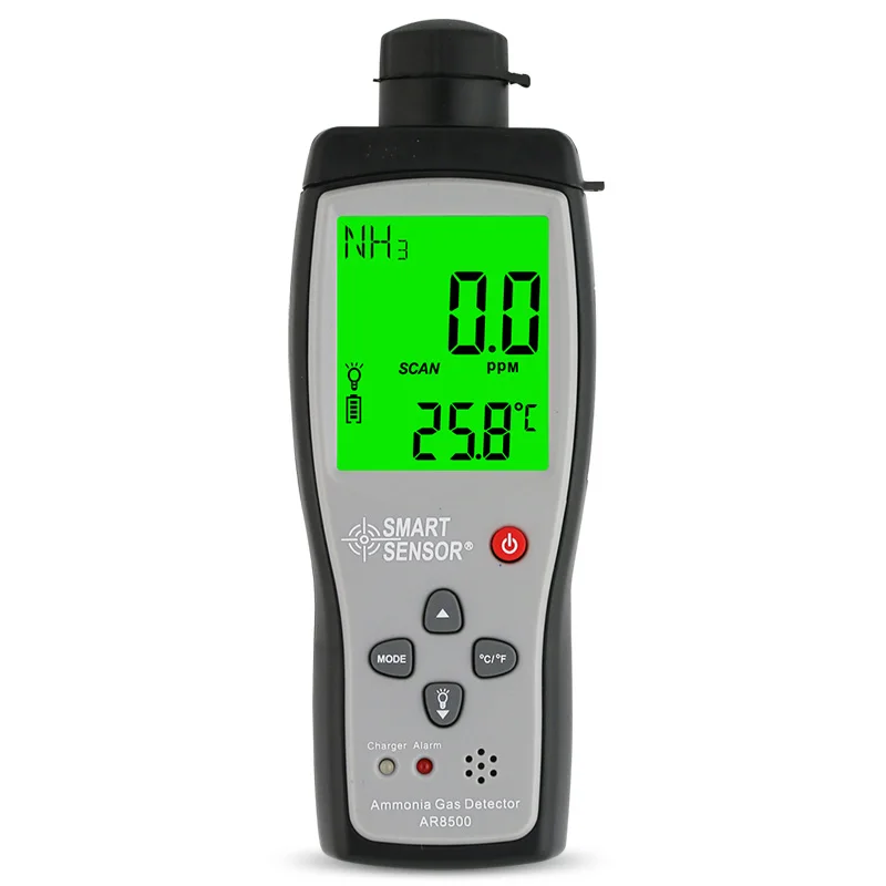 

Portable 0-100PPM Ammonia meter NH3 Gas Detector with Sound Light for farm