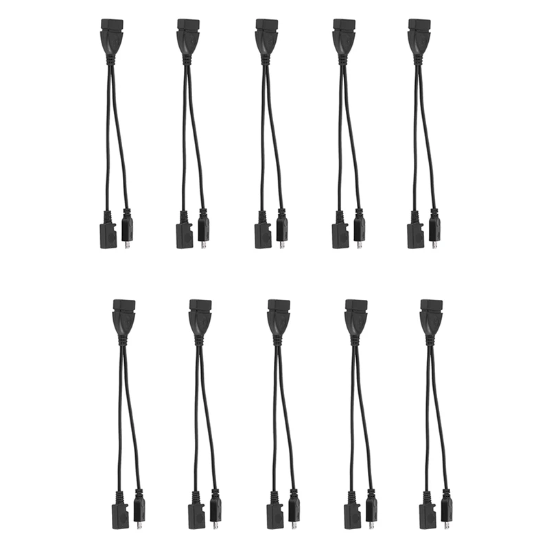 

10 шт. 2 в 1 OTG микро-USB хост питание Y-образный разветвитель USB адаптер к Мини 5-контактному штырьковому кабелю для потоковых палочек и т. д.