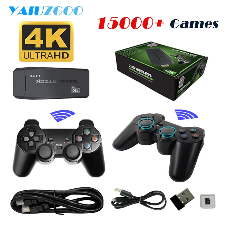 

Консоль игровая беспроводная, 32/64 ГБ, 2,4 ГГц, 4 к, 10000
