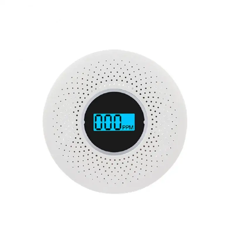 

2 In 1Carbon Monoxide Smoke Composite Alarm System Household Fire Soot CO Detector Family Intelligence System Smart Home Control