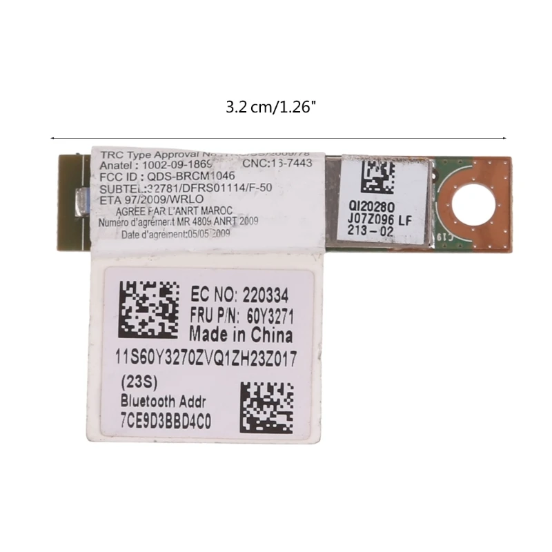 Bluetooth-совместимая карта адаптера 3 0 для Thinkpad X200 X220 X230 T400S T410 T410S T420 T430S T510 T520 P9JB