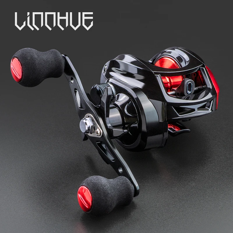

LINNHUE Baitcasting Reel AE2000 7.2:1 Gear Ratio Fishing Reel 8KG Max Drag N42 Neodymium Magnet Saltwater Reel Fishing Pesca