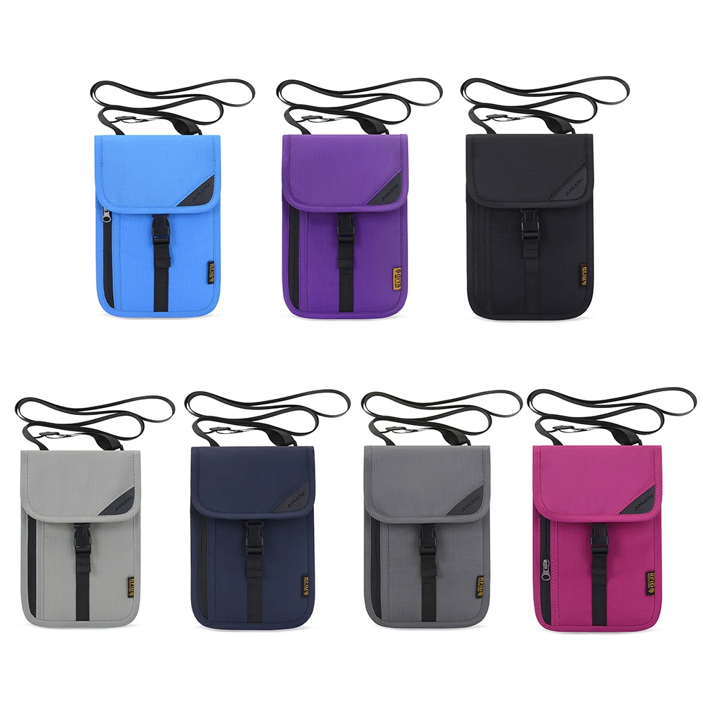 Waterproof Nylon Travel Anti-theft Document Storage Bag Card