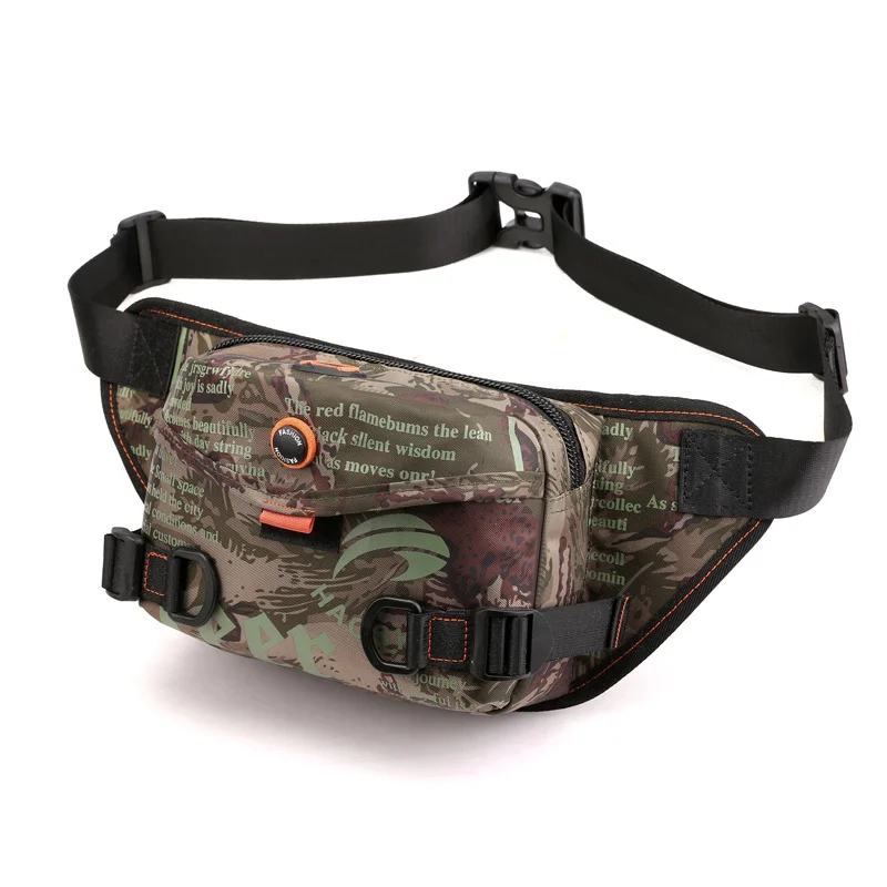

Нейлоновые поясные сумки для мужчин, мужская уличная спортивная нагрудная Сумочка через плечо для телефона, денег, подростков, унисекс