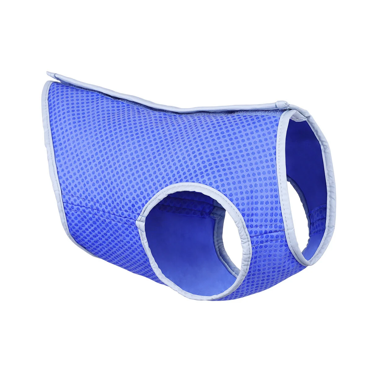 

Охлаждающая подвязка для собак UKCOCO, сетчатый жилет для домашних животных с лентой, размер M (синий)