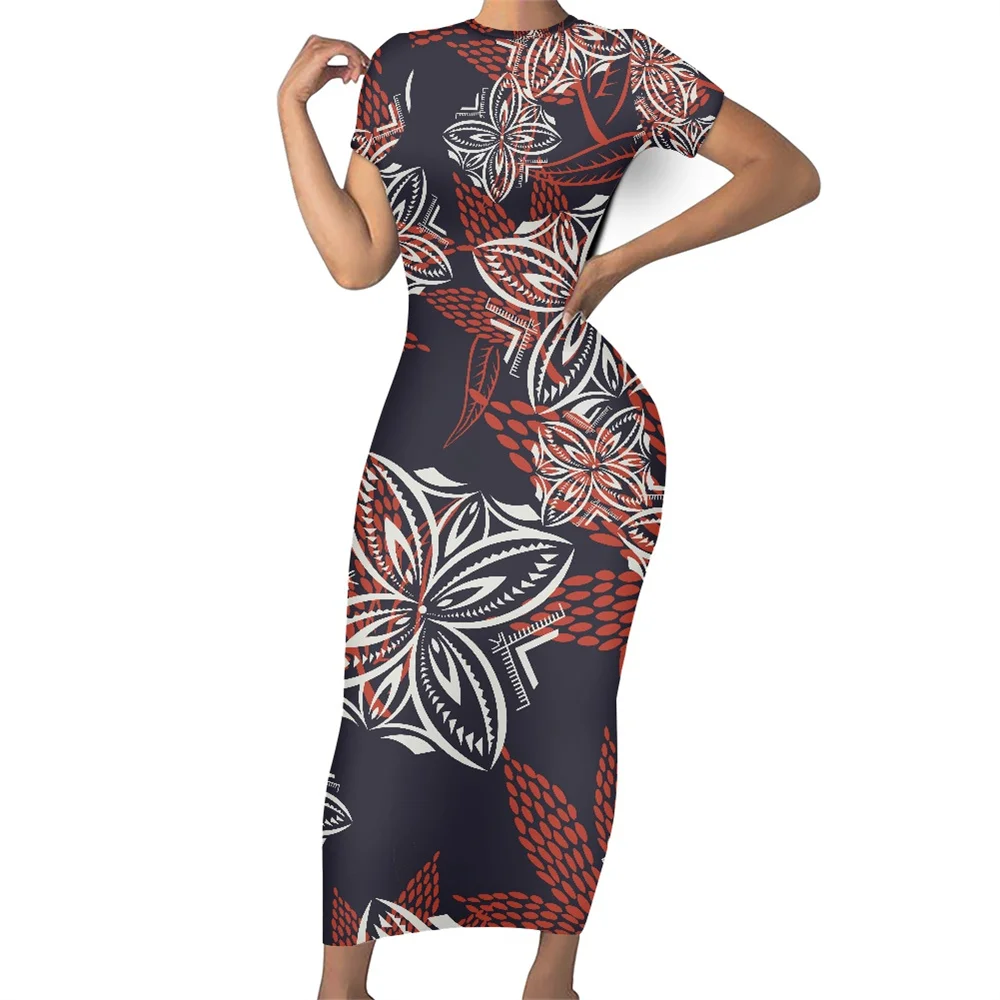 Оптовая цена женское повседневное платье полинезийское Самоа традиционное