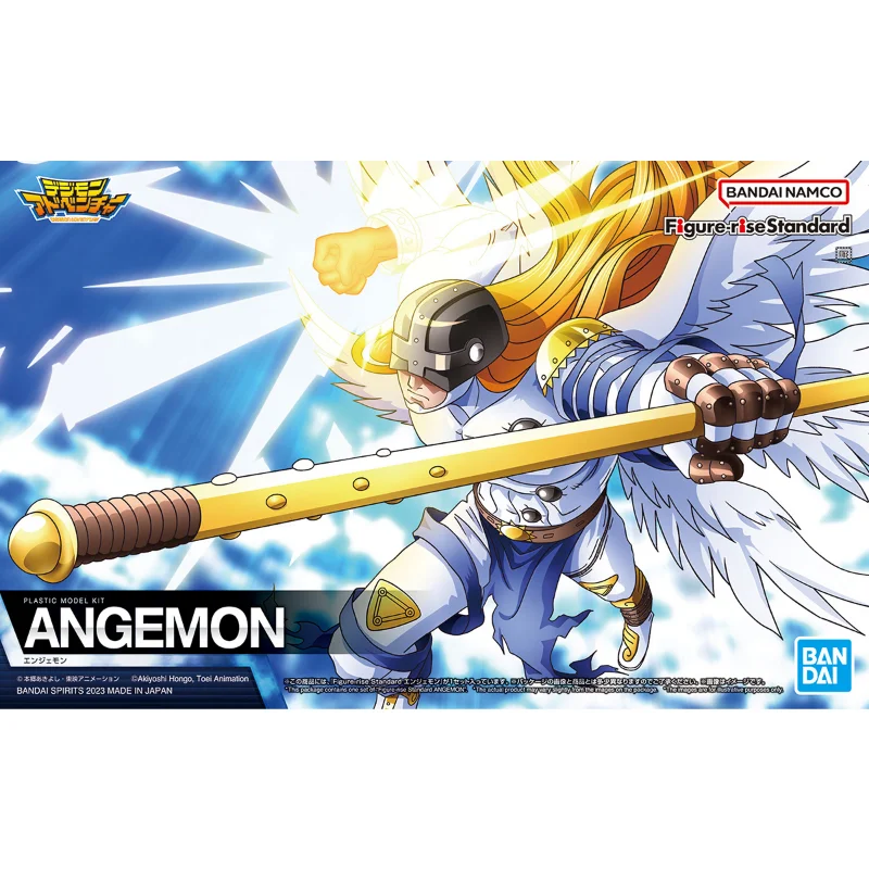 

Фигурка аниме Bandai Digimon Adventure-rise Angemon, фигурка героя, игрушки для детей, подарок, коллекционные модели, украшения