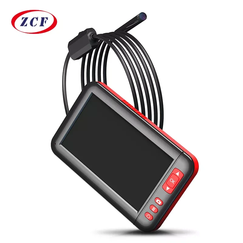 

4.3" IPS Screen Industrial Endoscope Camera HD1080P 2.0MP Car Inspection Borescope 8MM Mini Lens 8 LEDs IP67 Waterproof F20