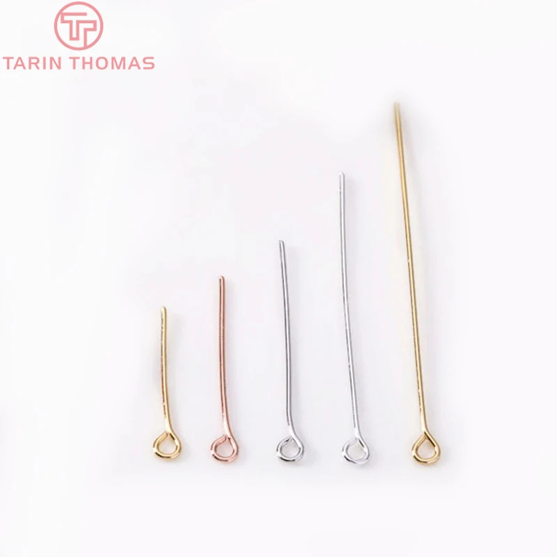 Булавки для бижутерии, шпильки-соединители для бижутерии, аксессуары для поделок, 20 шт., 20 мм, 25 мм, 30 мм, 35 мм, 24K, фурнитура для изготовления украшений