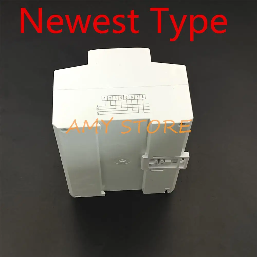 DTS238-7 din-рейка 120/208VAC 60Hz или 220/380VAC 230/400VAC 50Hz 3 фазы Ватт-час киловатт LCD кВт/ч счетчик