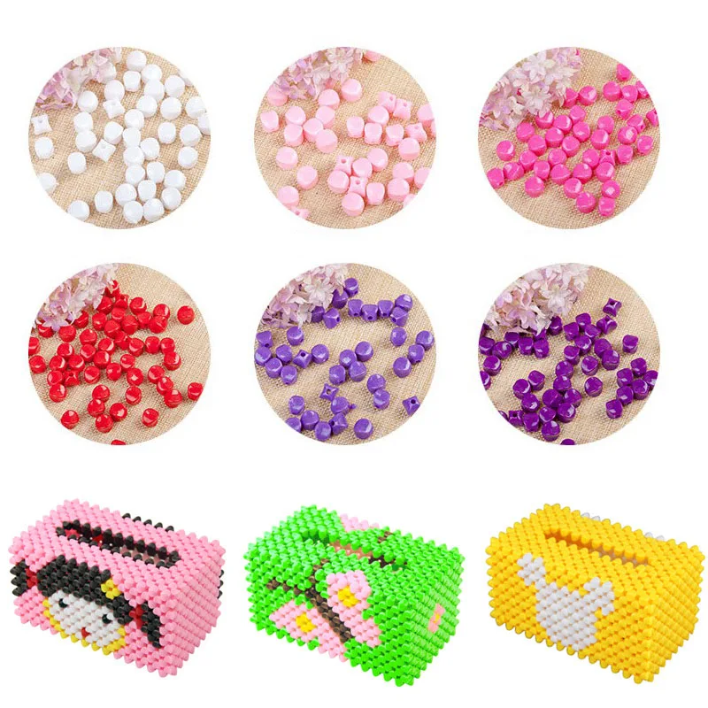 

Квадратные акриловые бусины россыпью 500 г 10 мм с четырьмя углами для женского ожерелья браслета