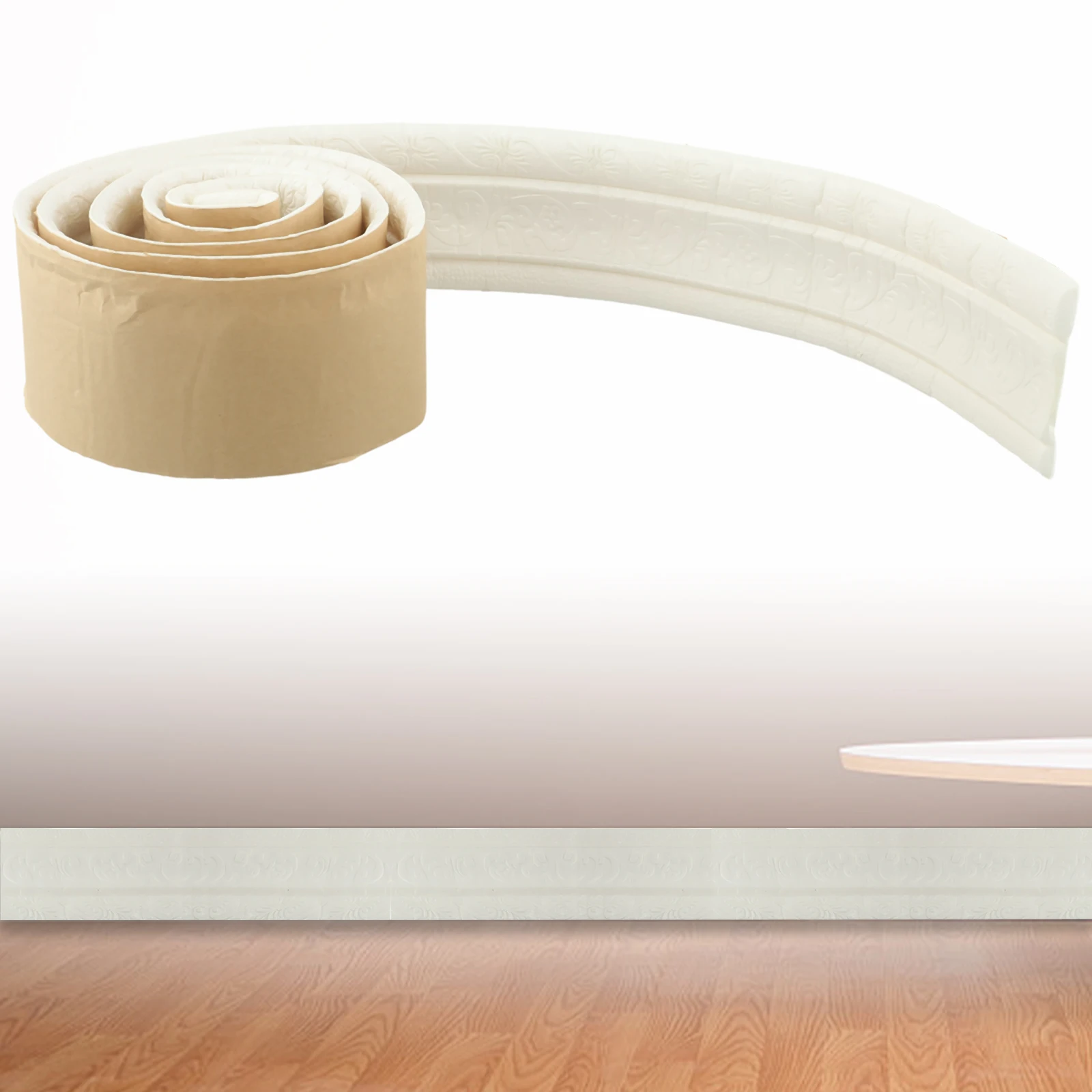 1x линия талии плинтус настенная наклейка ПВХ 3D пенопластовая кромка рамка