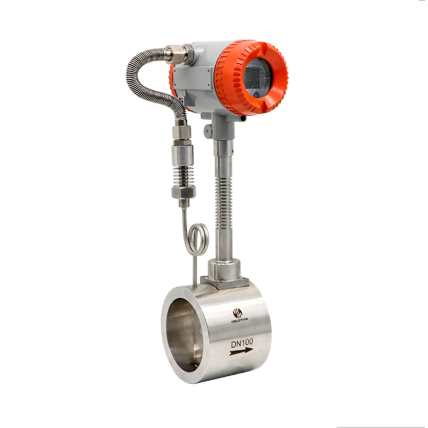 

Intelligent 4-20mA Vortex Flow Meter for Gas Steam Air Flowmeter