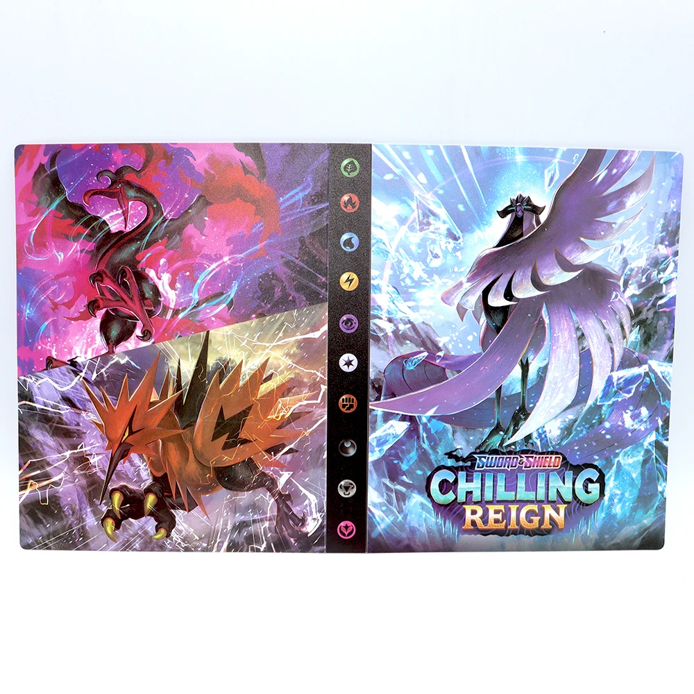 

Альбом карт с покемоном, книга с мультяшными персонажами, TAKARA TOMY, аниме, новинка, 240 шт., игровая карта VMAX GX EX, держатель, коллекционная папка, П...