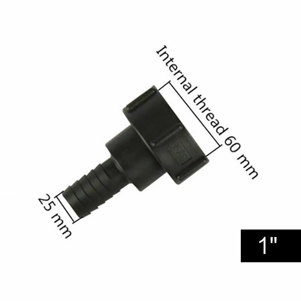 

IBC Tank Adapter 60mm Coarse Thread 1/2" 3/4" 1" 1.5" 2" Pipe Joint Garden Hose Adapter Plastic Tank Connector Fitting Tool