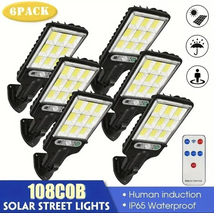 

Солнечный уличный фонарь 108COB