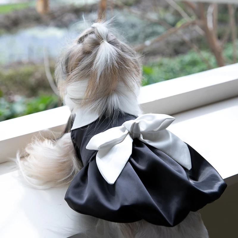 

Formal Dress Cat Chihuahua Clothes Puppy Pomeranian Shih Tzu Maltese Bichon Poodle Schnauzer Clothing Wedding Party