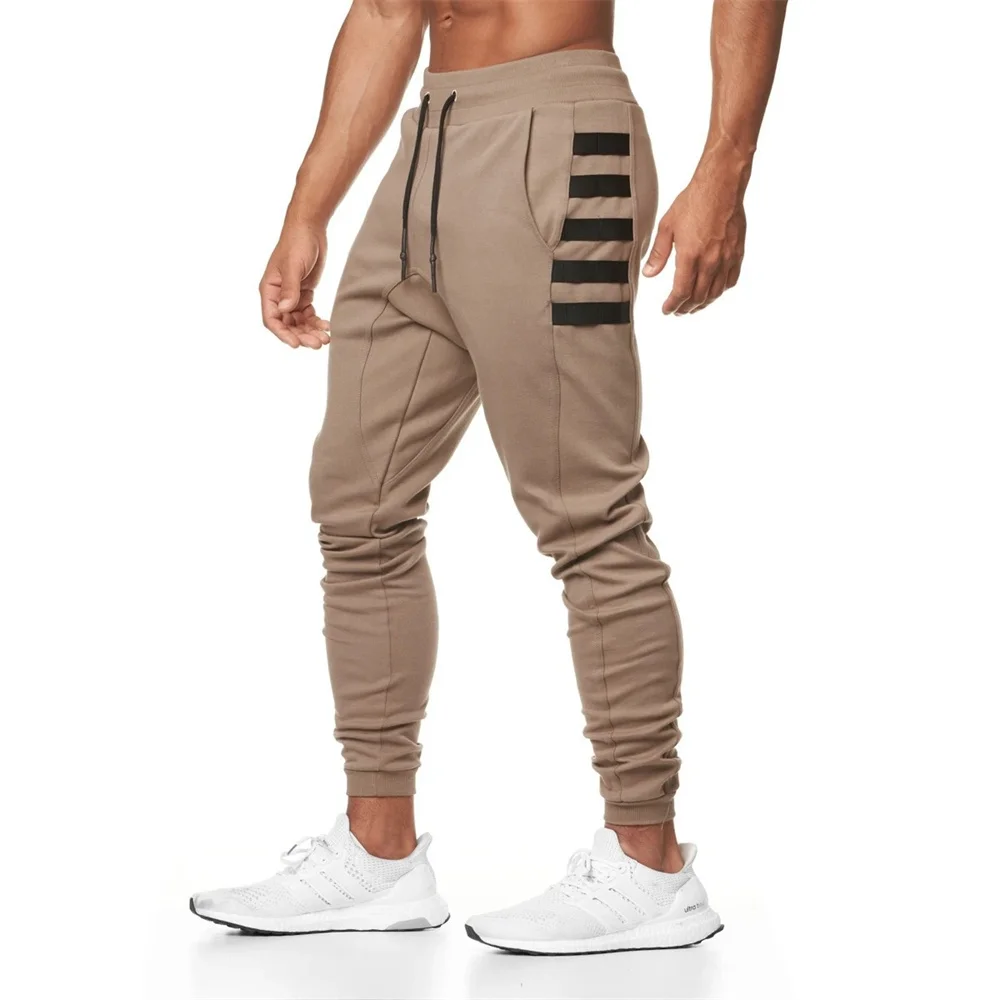 

Мужские хлопковые повседневные тренировочные брюки Crossfit для фитнеса, тренировочная спортивная одежда, штаны, джоггеры, брюки, тренировочные осенние облегающие мужские тренировочные штаны для спортзала