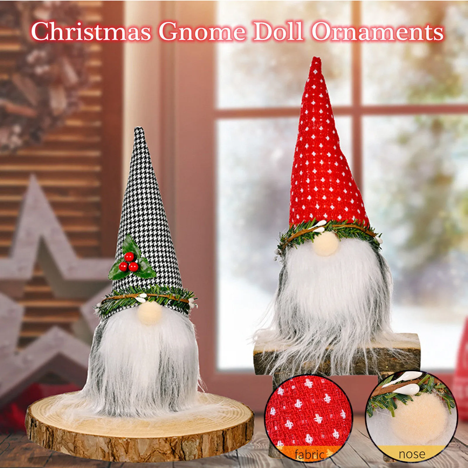 

Рождественские украшения для карликовых кукол, Безликие куклы, рождественские украшения и подвески