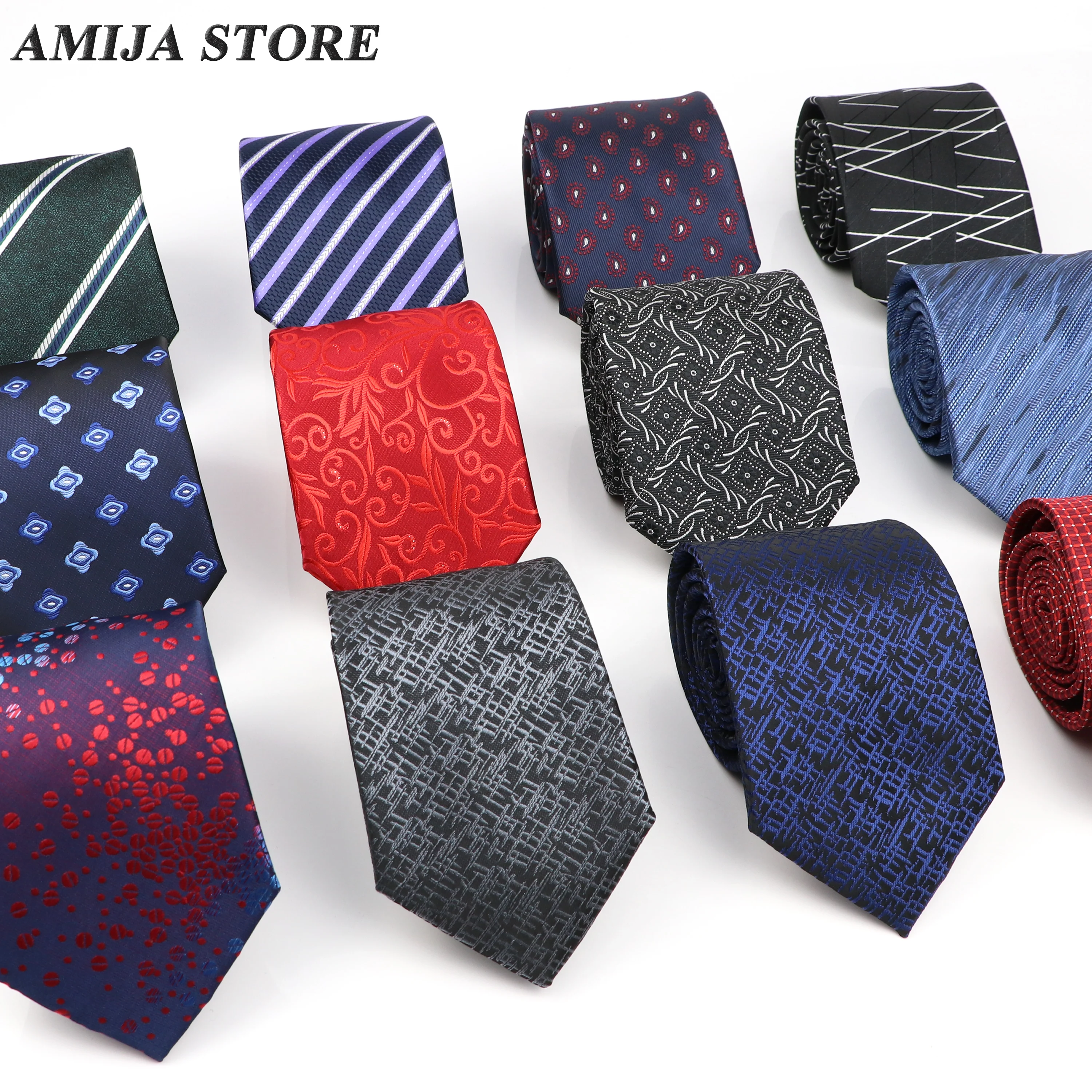 Мужской галстук, свадебные аксессуары, дизайнерские Галстуки, красный галстук в цветочную полоску, подарок для папы, повседневная одежда, мужской галстук