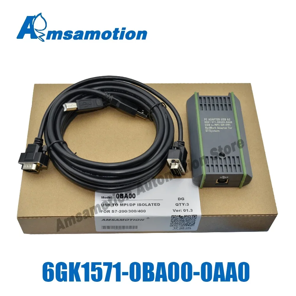 

Кабель для программирования Siemens S7-200/300/400 AMSAMOTION 6GK1571-0BA00-0AA0