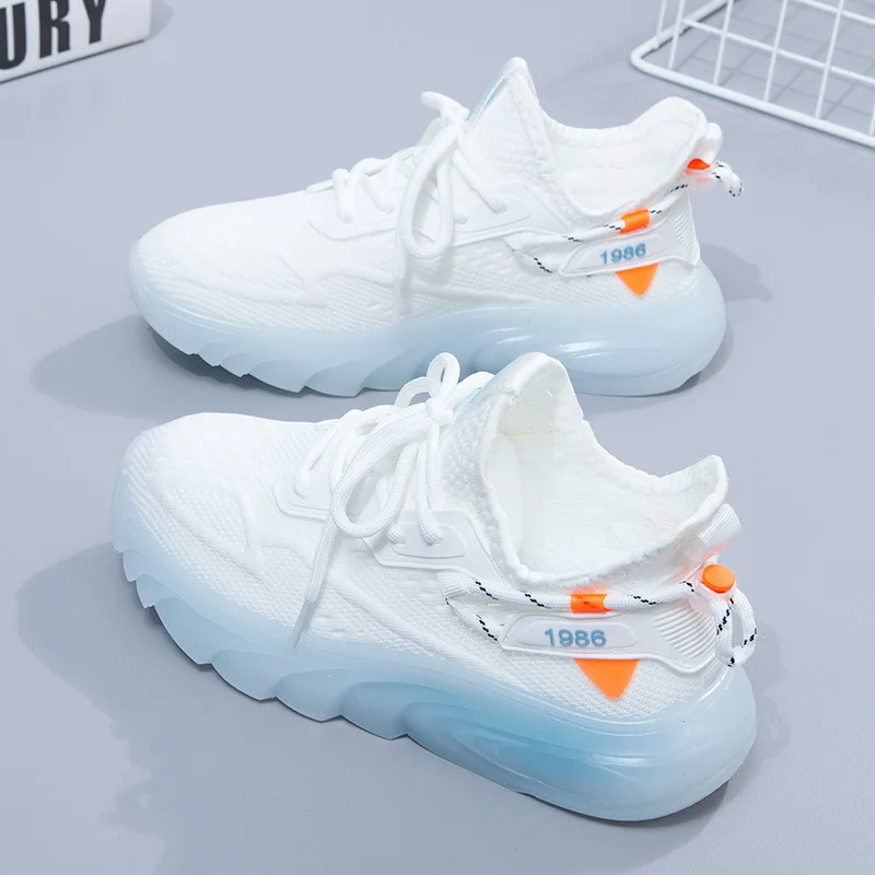 

New Shoes Women Platform Sneakers Breathable Comfortable Sports Shoes Ins Fashion Casual Shoes for Women