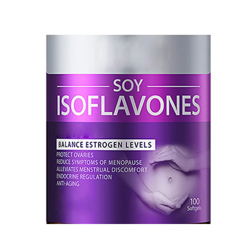 

Soy Isoflavones Menopausal Conditioning Natural Phytoestrogens Balance Female Ovarian Health Care 100 Softgels/Bottle