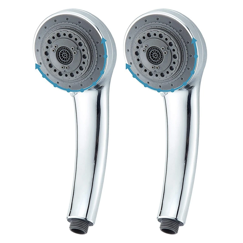

Насадка для душа 2 шт., насадка для душа высокого давления, универсальный ручной душ с регулируемой мощностью, подходит для ванной комнаты, о...