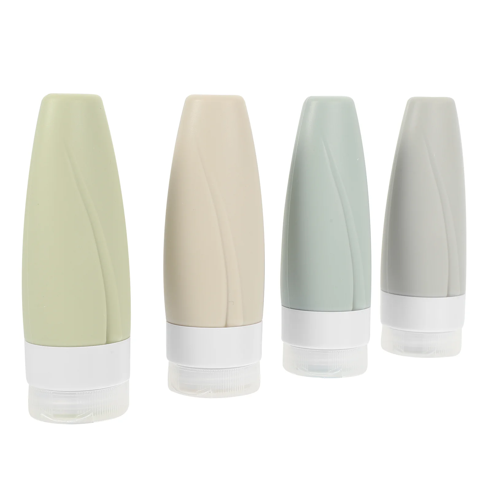 

4Pcs Silicone Travel Bottles Travel Bottles for Toiletries Travel Containers for Home Travel Outdoor