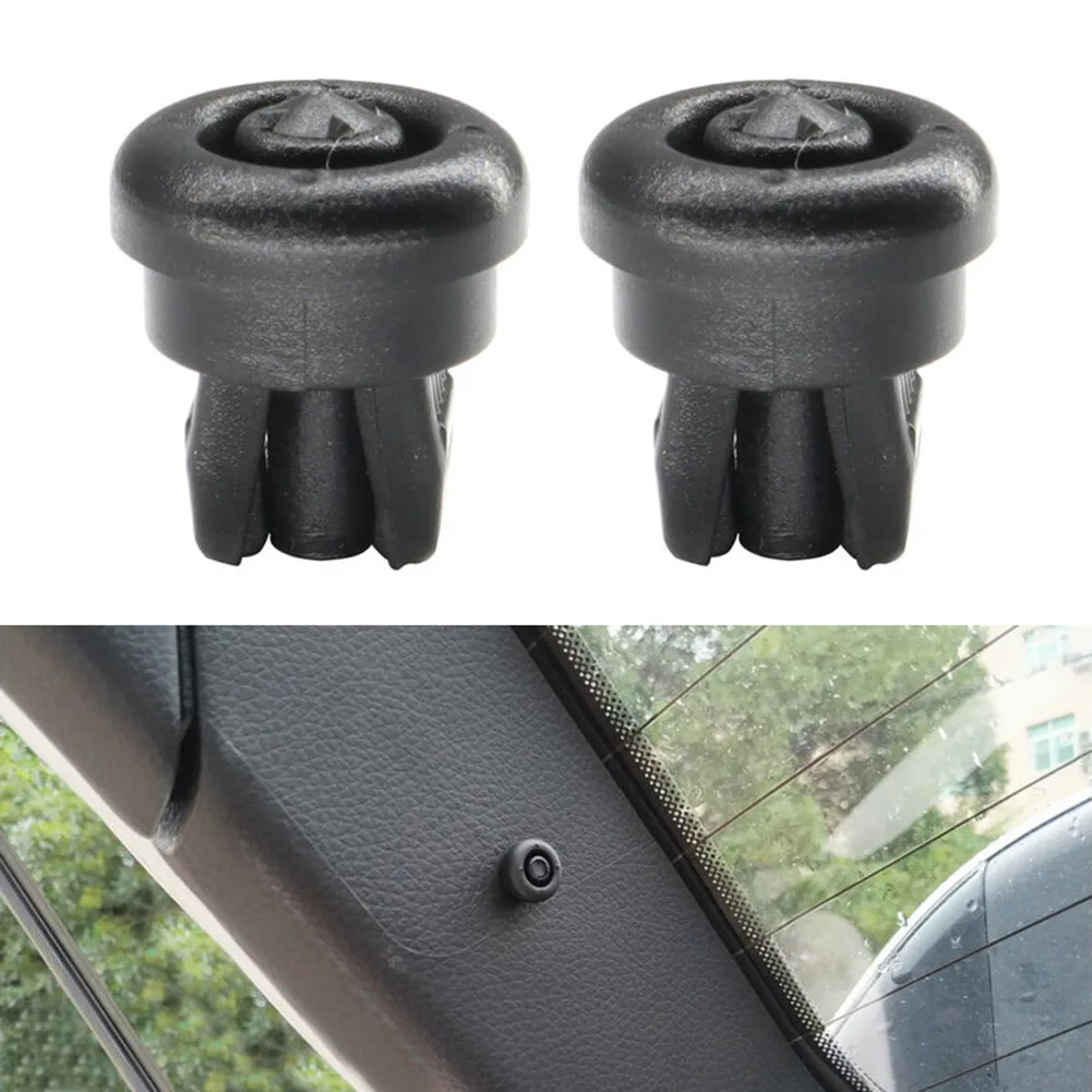 

String Parcel Shelf Clips 2pcs Hanger Parts Plastic Accessory Aftermarket