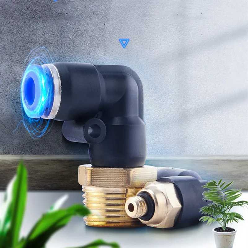 PL колено 50 шт. в партии 4-M5 6-M5 БЫСТРОРАЗЪЕМНАЯ воздушная арматура 1/8 &quot1/4&quot 3/8