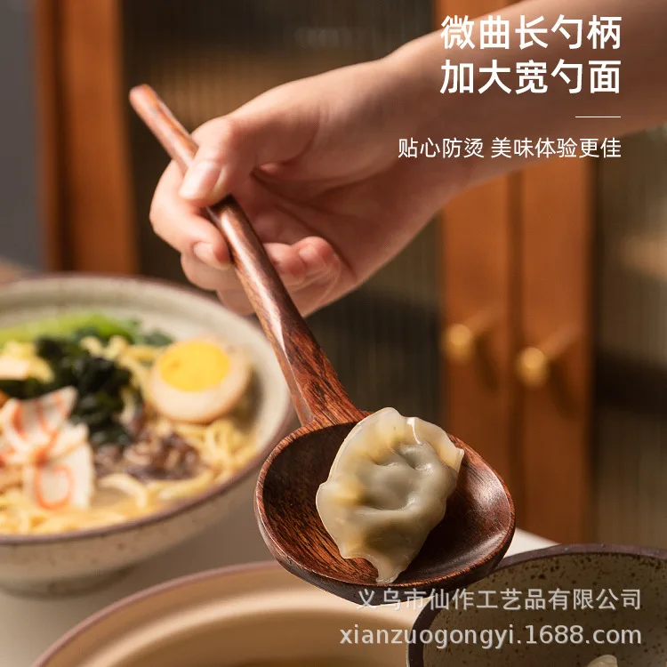 

Korean Wooden Spoon for Domestic Soup