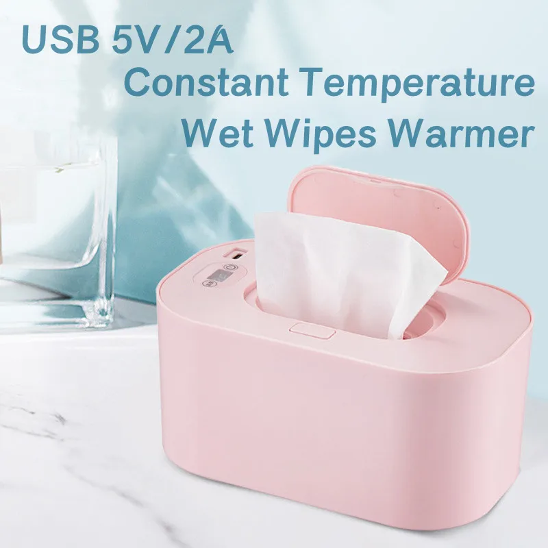 

Baby Wet Wipes Warmer Heater Box USB Wet Towel Dispenser Napkin Heating Box Baby Home Car Constant Temperature Wet Wipes Case