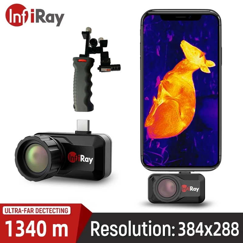 InfiRay инфракрасная тепловизионная камера T3 наружная фотокамера ночного видения