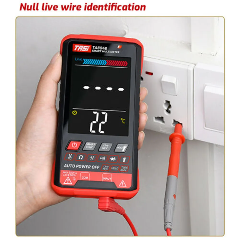 Мультиметр TA804B 600 В переменного/постоянного тока светодиодный цифровой детектор