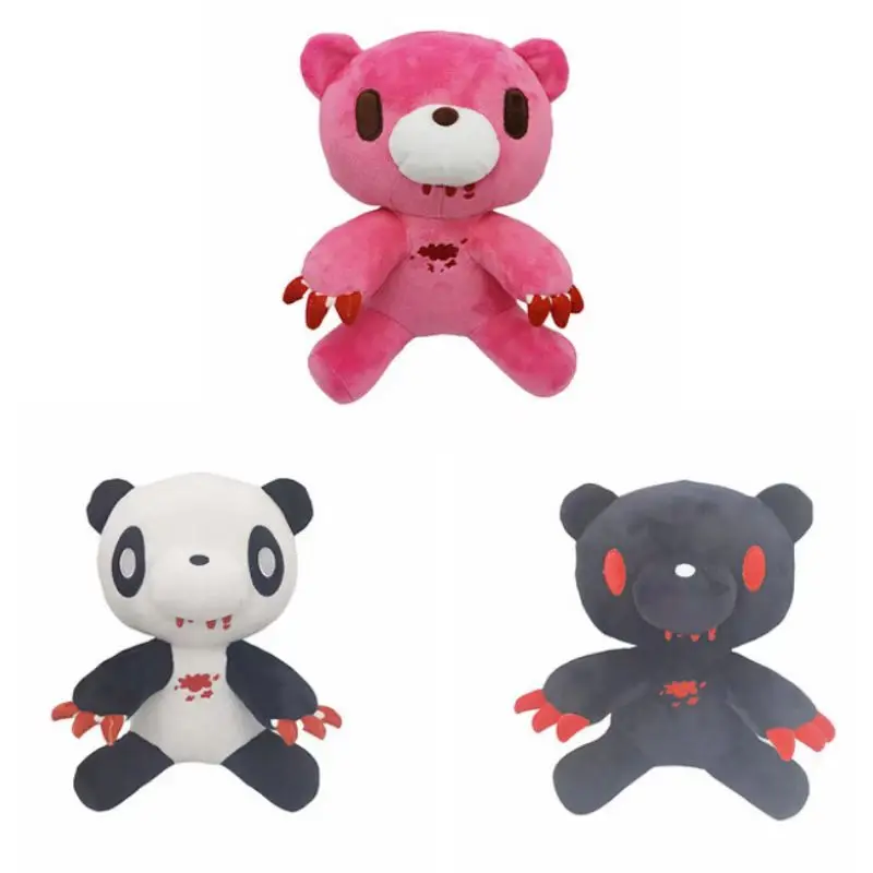 25cm Gloomy Bear Plush Toy Cartoon Black Bear Plushie Cute Animal Stuffed Toys for Children Girls Birthday Gifts Toy Wholesale