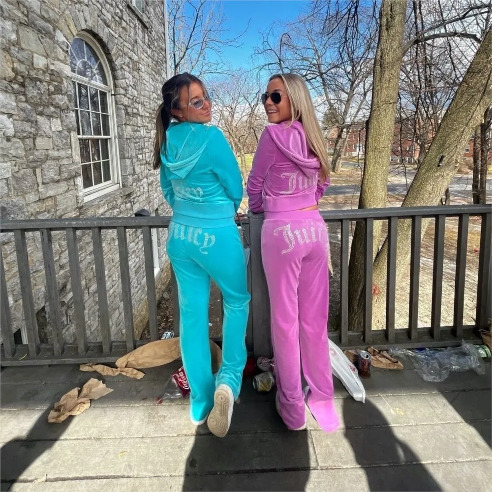 Новинка Осень-зима свитшот с надписью женский костюм модная повседневная