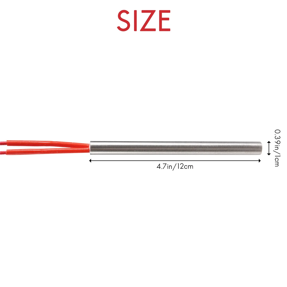 Электрическое сопротивление 220 В переменного тока 500 Вт Картриджный нагреватель