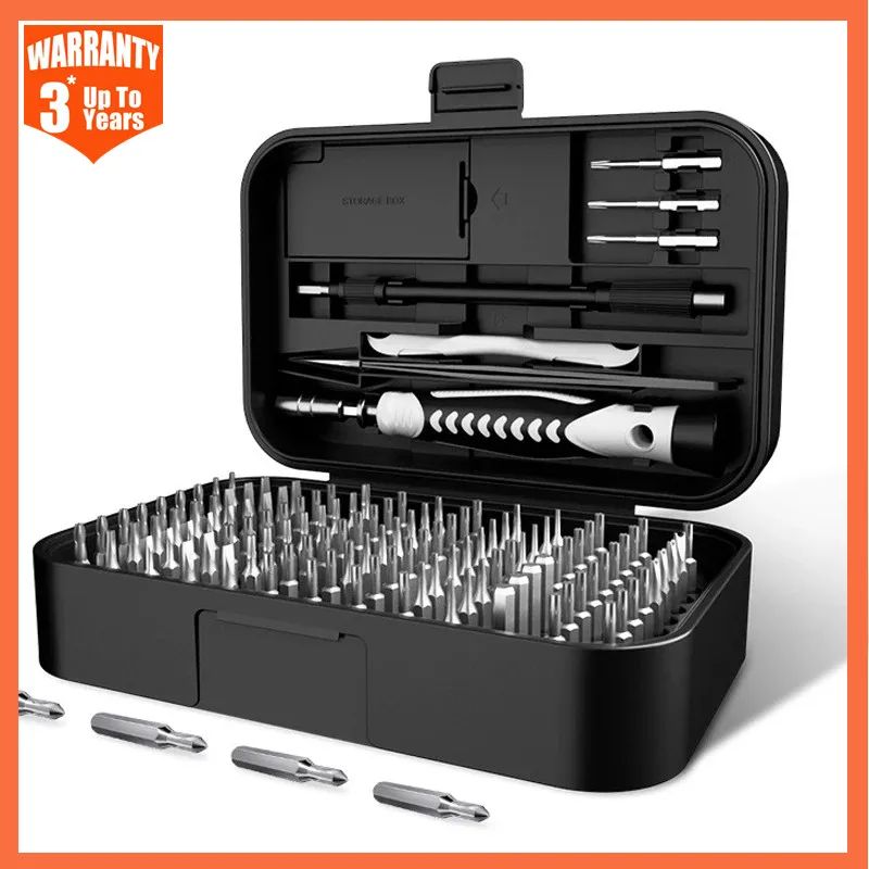 

XMSJ 130 In 1 Precision Screwdriver Set CR-V Screwdrivers Kit 117 Magnetic Screw Bits Combination Tool For Laptop Repair Tool