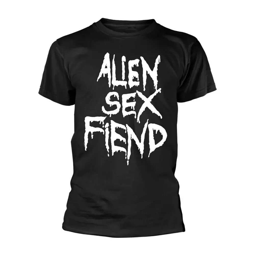 Мужская футболка с логотипом Alien Sex Fiend маленькая черная