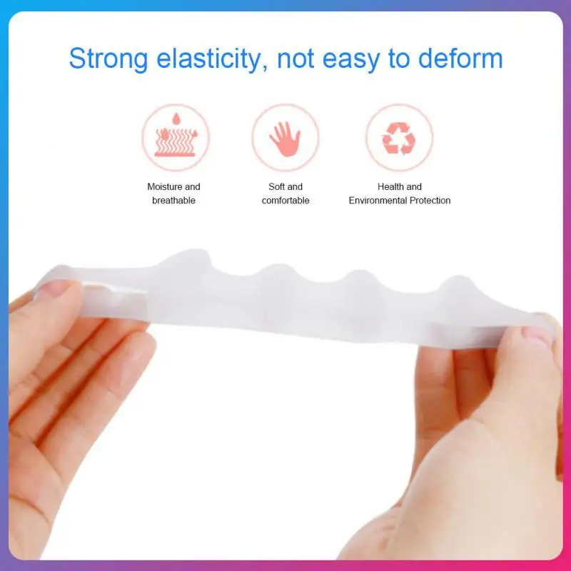 

=2pair Protective Toes Separator Corrector Orthotics Feet Bone Thumb Adjuster Correction Pedicure Sock Straightener Tools