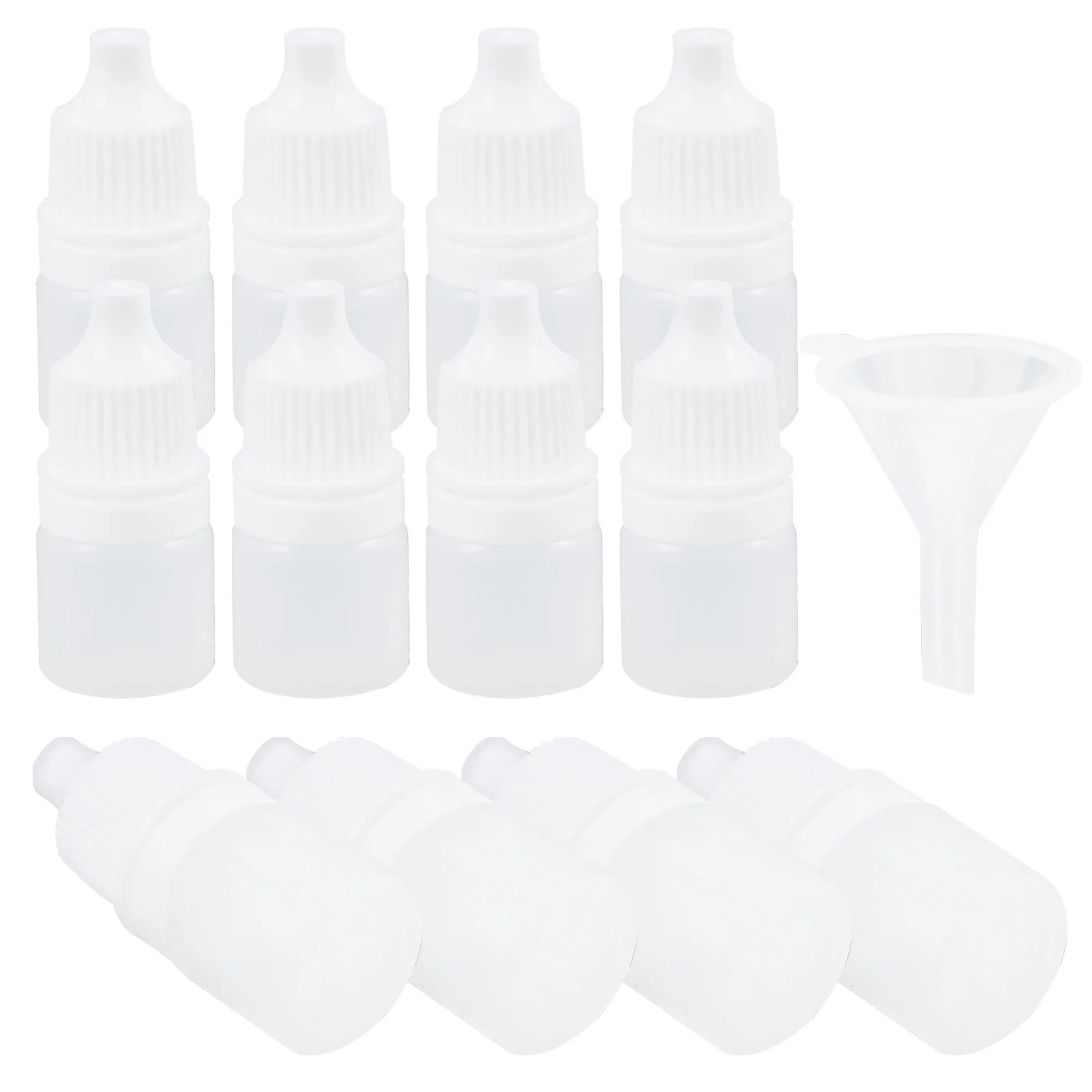 

12 Pcs Dropper Bottle Saline Plastic Eye Liquid Dropping Essential Oil Bottles Drops