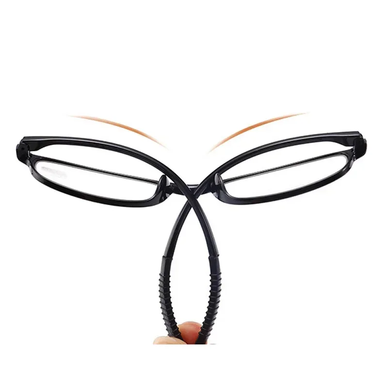 Новинка 2022 сверхлегкие очки для чтения TR90 в маленькой оправе винтажная HD лупа